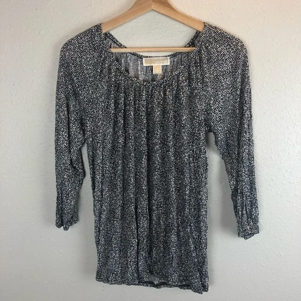 NWT Michael Kors 3/4 Sleeve Top Size S